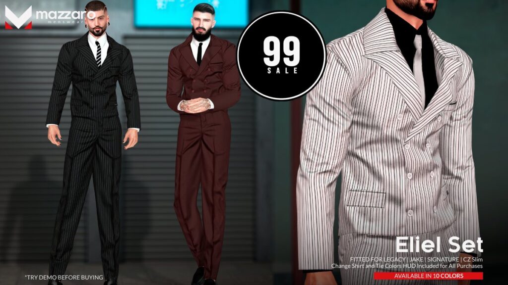 Eliel Set - CZ Slim/Jake/Legacy/Signature	<a href="http://maps.secondlife.com/secondlife/Heartbreak/131/129/166" target="_blank">Teleport</a>