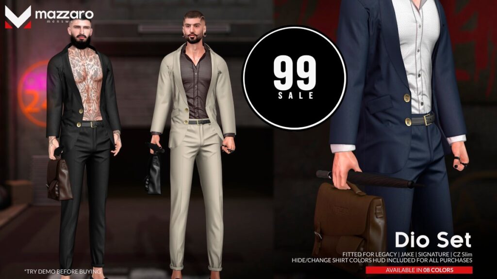 Dio Set - CZ Slim/Jake/Legacy/Signature	<a href="http://maps.secondlife.com/secondlife/Heartbreak/131/129/166" target="_blank">Teleport</a>