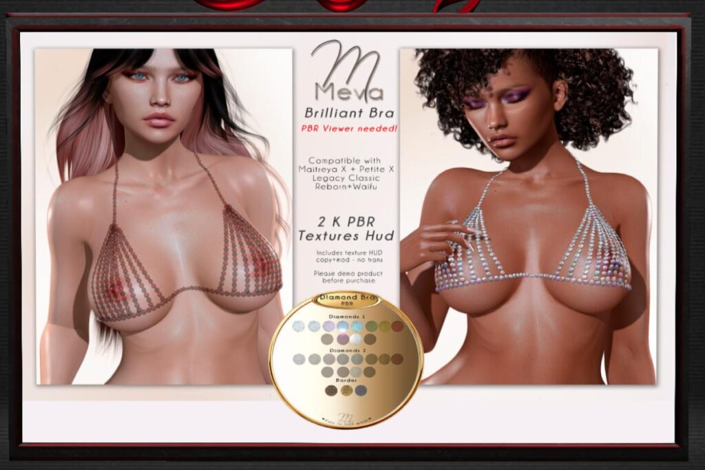Brilliant Bra - Legacy/MaitreyaX/Reborn/+mods, L$420