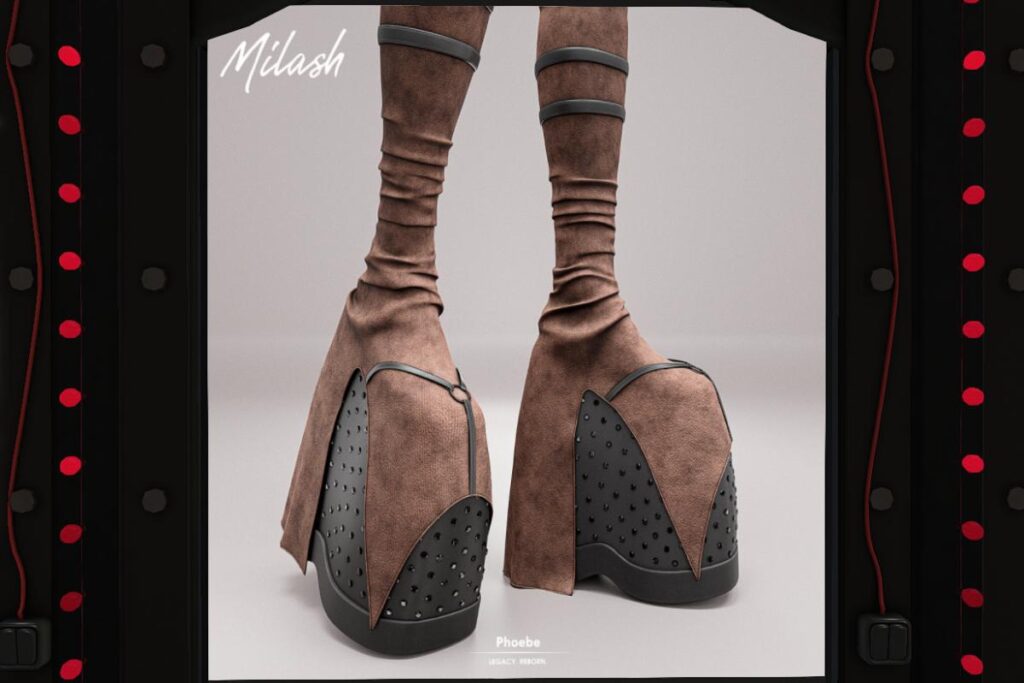 Phoebe Shoes - Legacy/Reborn, L$400 each/L$1000 FP