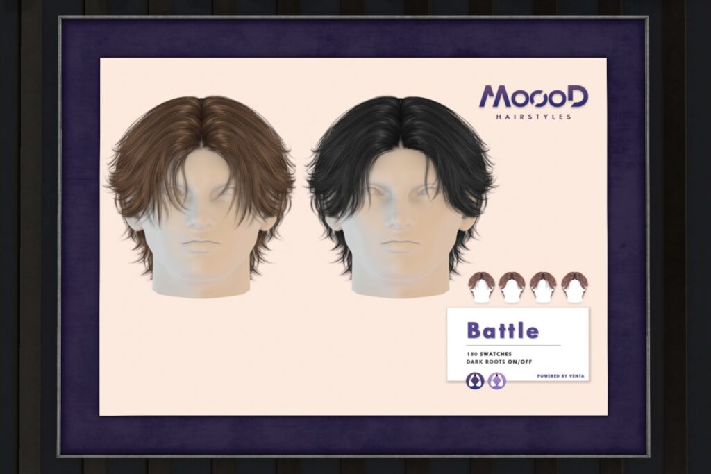 Battle Hairstyle, L$598 FP