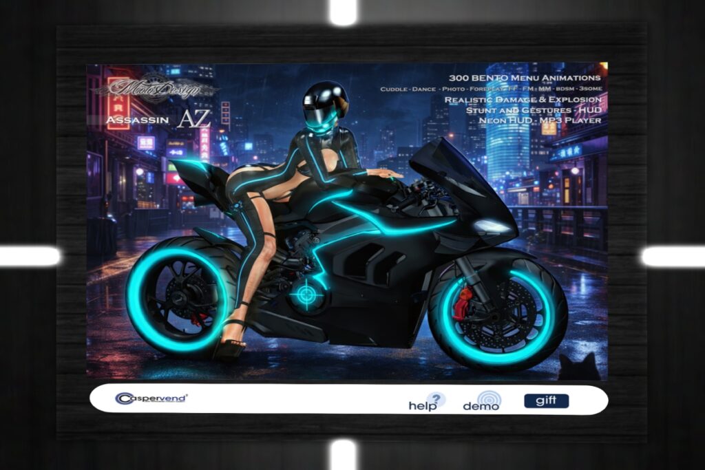 Assassin AZ Driveable Motorcycle, L$1500