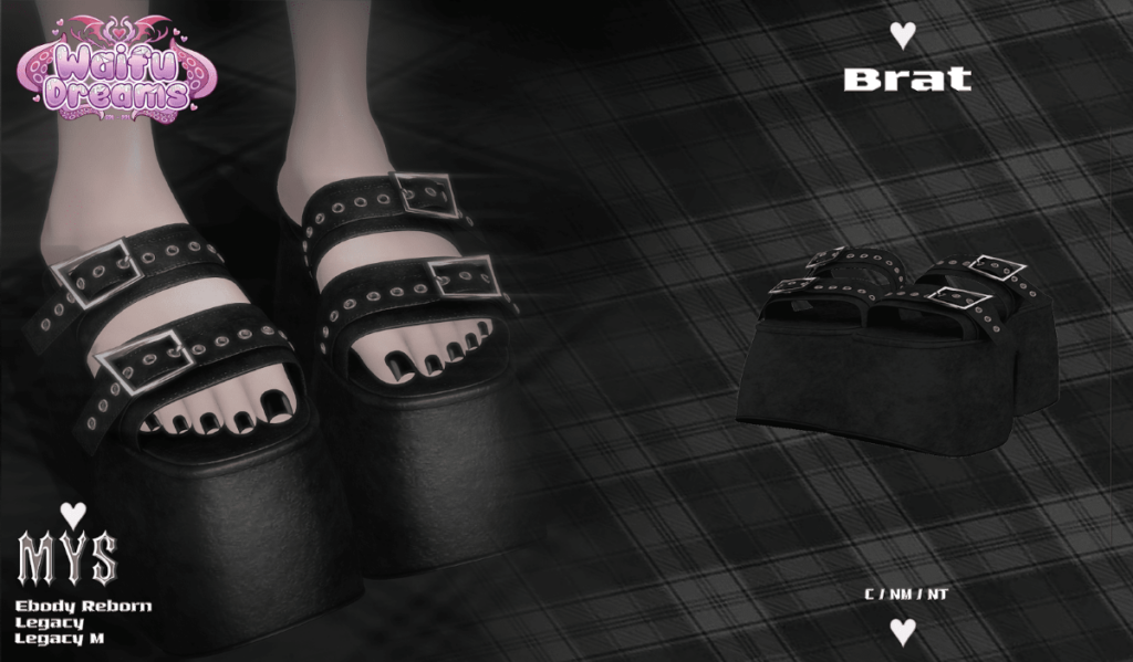 Brat Sandals - Legacy F+M/Reborn