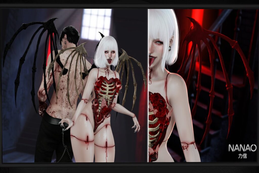 Creepy Wings, L$299 each