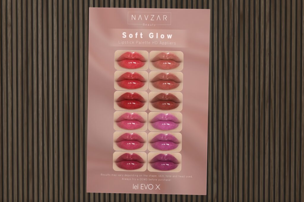 Soft Glow Lipstick - EvoX, L$300 FP