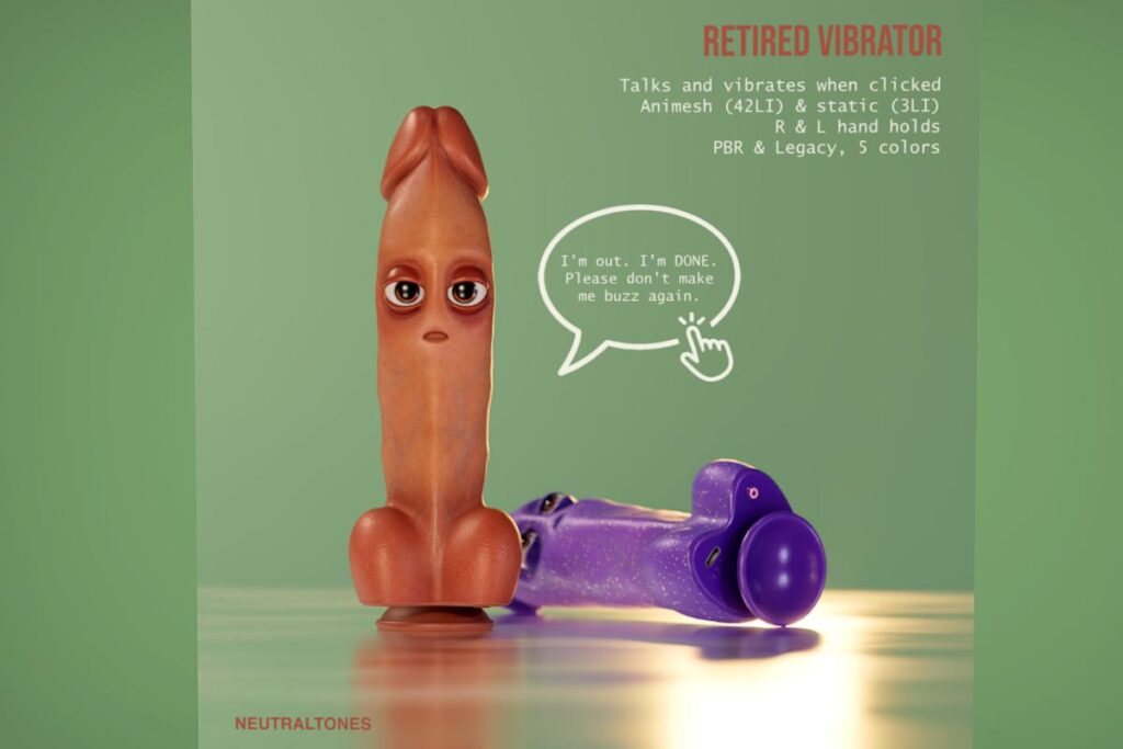 Retired Vibrator, L$349