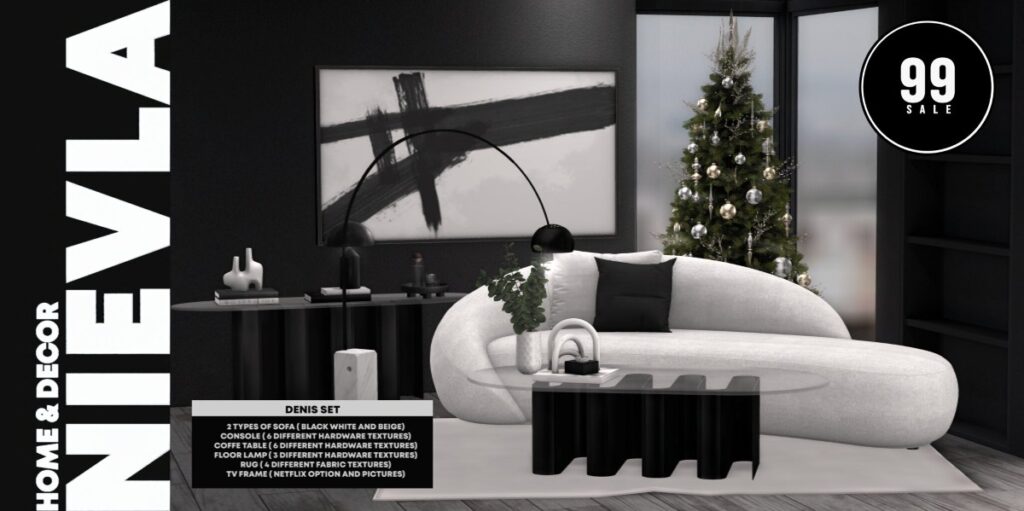 Denis Set Furniture &amp; Decor	<a href="https://maps.secondlife.com/secondlife/Montalli%20Township/67/188/3002" target="_blank">Teleport</a>