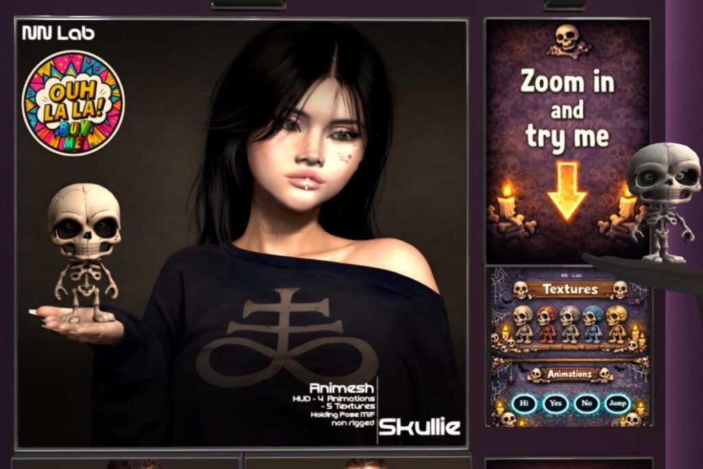 Skullie Holdable, L$650