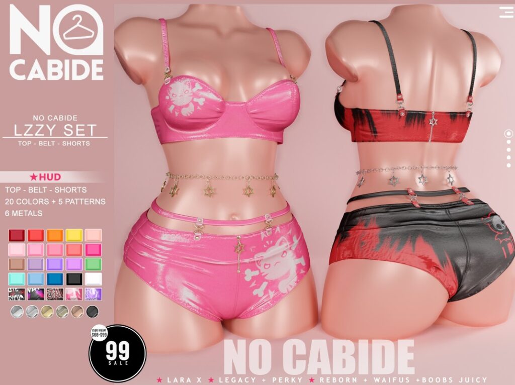 Lzzy Set - Legacy/MaitreyaX/Reborn/+mods	<a href="http://maps.secondlife.com/secondlife/Vardor/220/50/4039" target="_blank">Teleport</a>