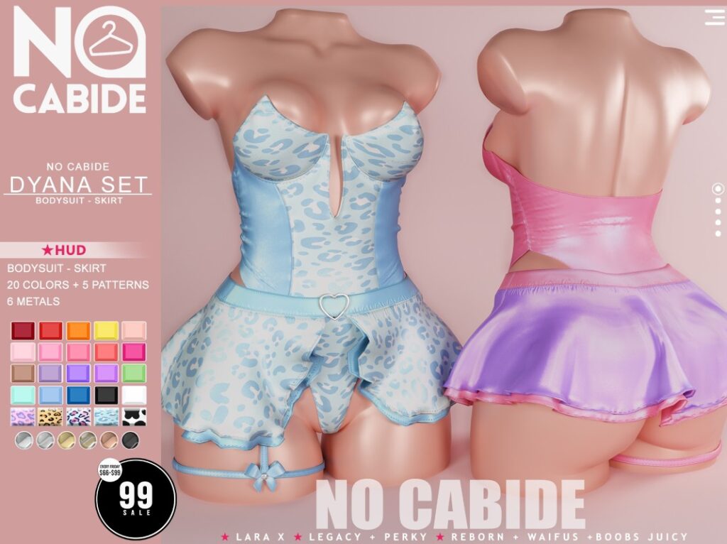 Dyana Set - Legacy/MaitreyaX/Reborn/+mods	<a href="http://maps.secondlife.com/secondlife/Vardor/220/50/4039" target="_blank">Teleport</a>