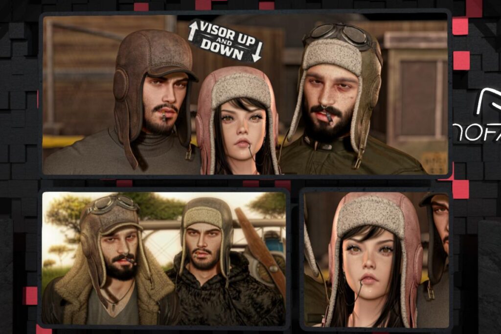 Flight Cap, L$280 each/L$850 FP