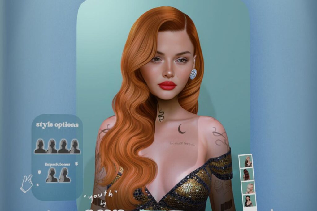 Youth Hair, L$88 each Expansion Kit/L$288 each