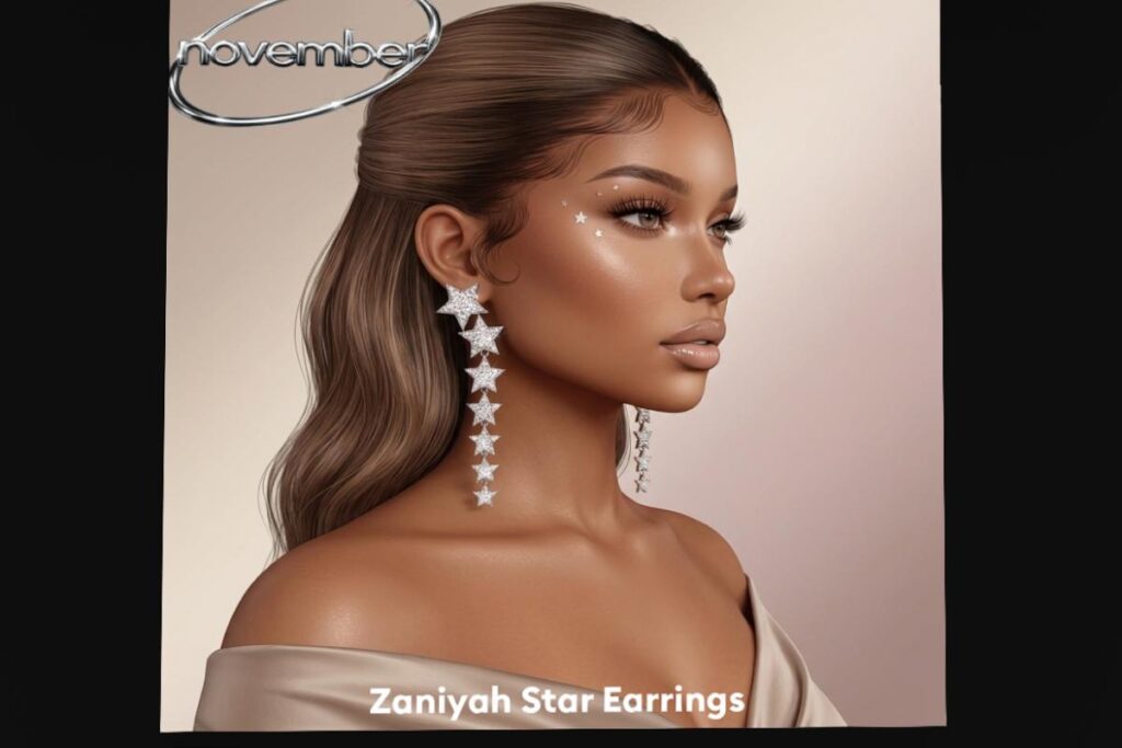 Zaniyah Star Earrings, L$299 each | Zaniyah Star Collection Fatpack, L$1000