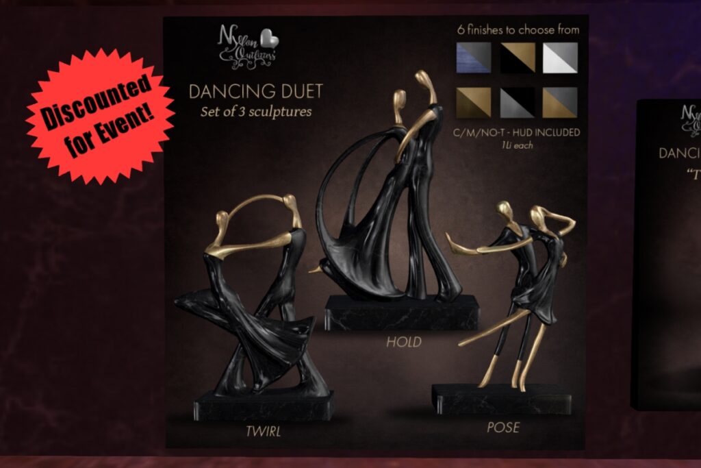 Dancing Duet Set, L$140 each/L$340 FP