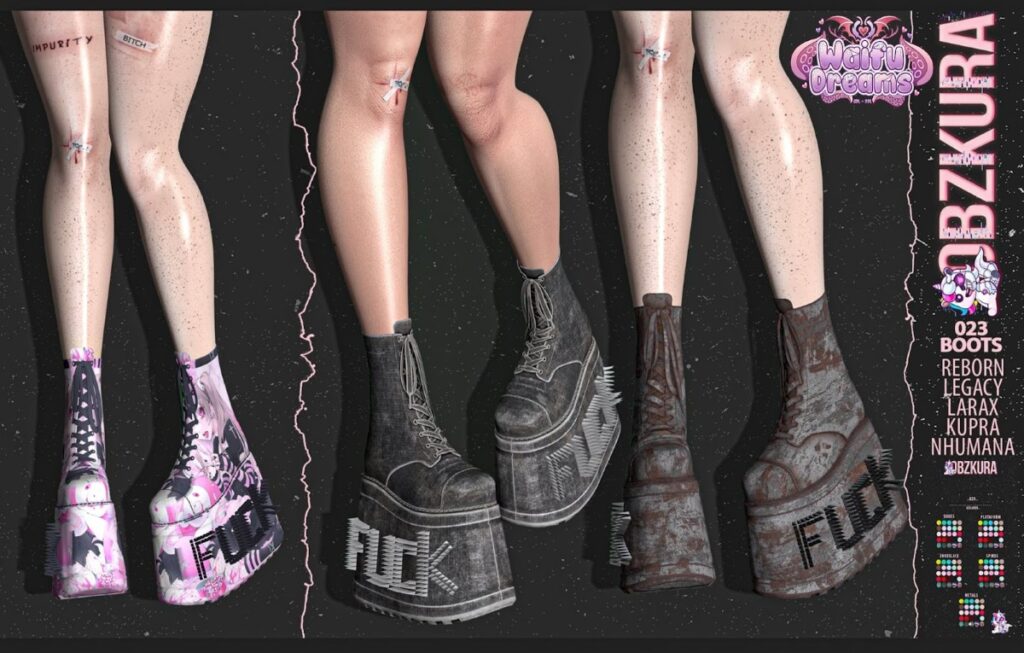 Boots #023 - Inithium/Legacy/MaitreyaX/Nhumana/Reborn