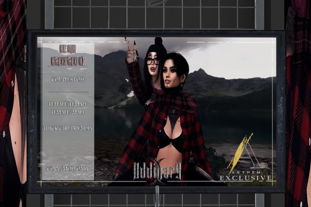 Be My Backpack V2 Pose, L$269