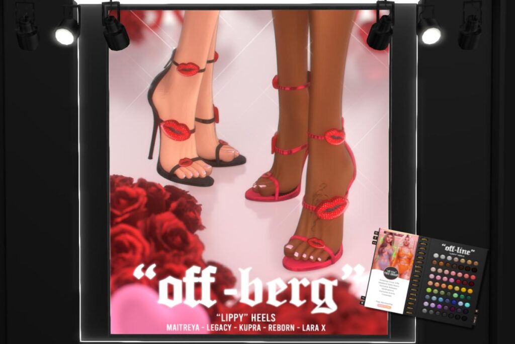 Lippy Heels - Inithium/Legacy/Maitreya/Reborn/+mods, L$199 each/L$899 FP