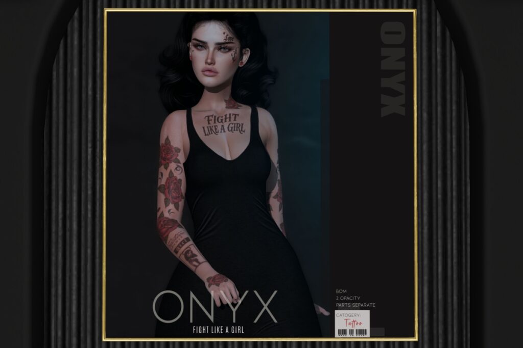 Fight Like A Girl Tattoo - BOM, L$299