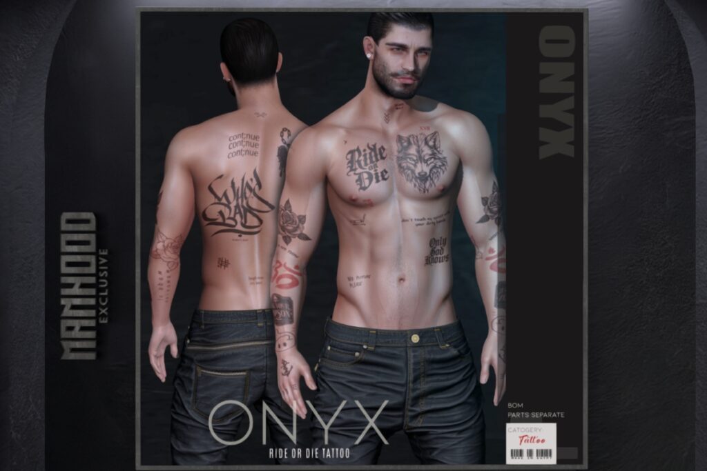Ride Or Die Tattoo - BOM, L$350