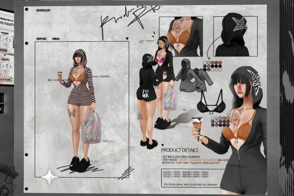 Mika Set - Legacy/MaitreyaX/Reborn/+mods, L$699 each/L$1599 FP