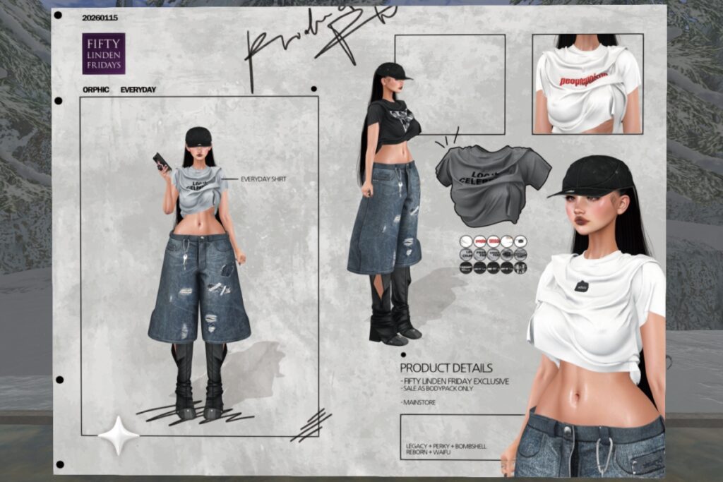Everyday Set - Legacy/MaitreyaX/Reborn/+mods	<a href="http://maps.secondlife.com/secondlife/Loveless%20Chaos/23/35/2410" target="_blank">Teleport</a>