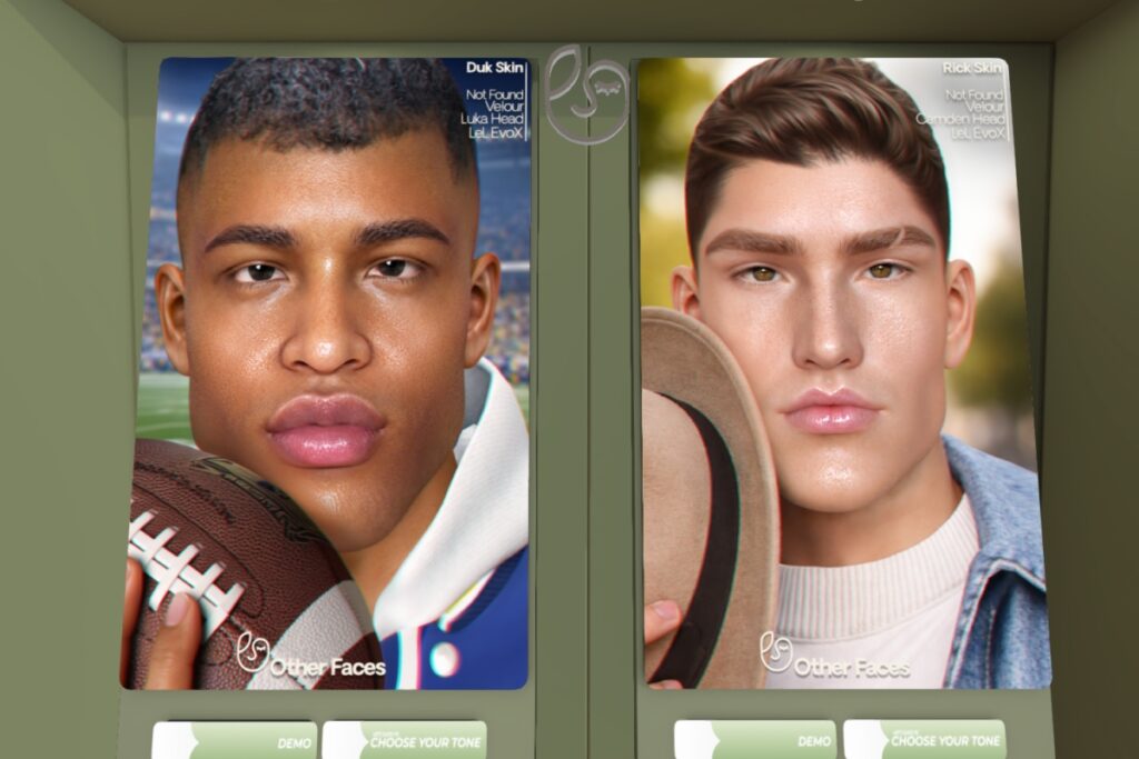 Duk Skin - EvoX, L$699 each/L$1299 FP | Rick Skin - EvoX, L$699 each/L$1299 FP