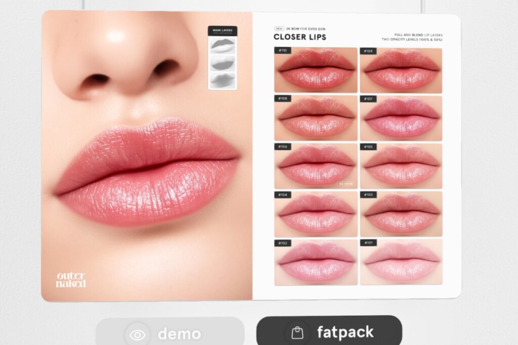 Closer Lips - EvoX, L$325