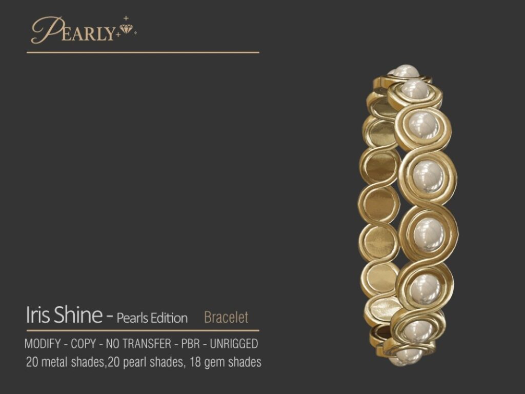 Iris Shine Bracelet	<a href="http://maps.secondlife.com/secondlife/Unbroken%20Isle/48/138/25" target="_blank">Teleport</a>