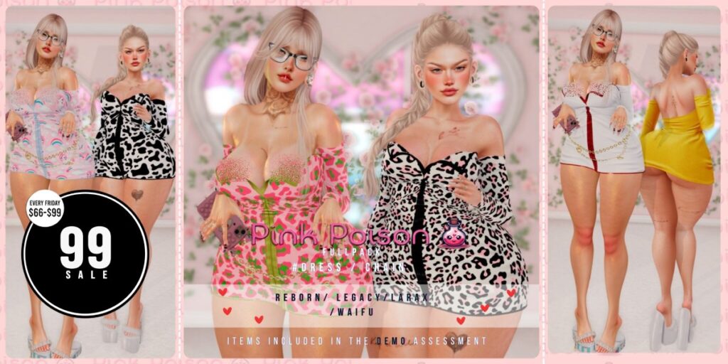 99.Sale Outfit #1 - Legacy/MaitreyaX/Reborn/+mods	<a href="http://maps.secondlife.com/secondlife/Hyades/36/159/22" target="_blank">Teleport</a>