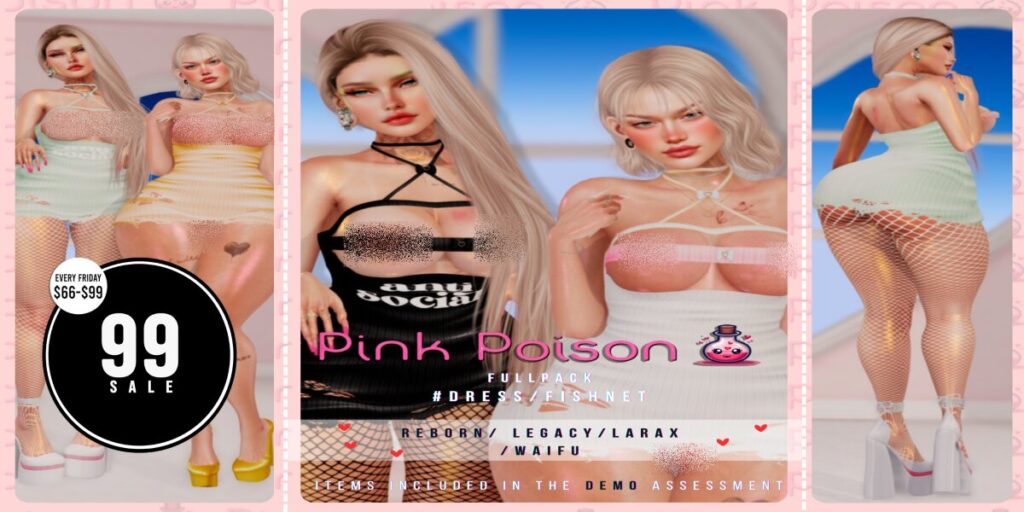 Dress &amp; Fishnets - Legacy/MaitreyaX/Reborn/+mods	<a href="http://maps.secondlife.com/secondlife/Hyades/47/157/22" target="_blank">Teleport</a>