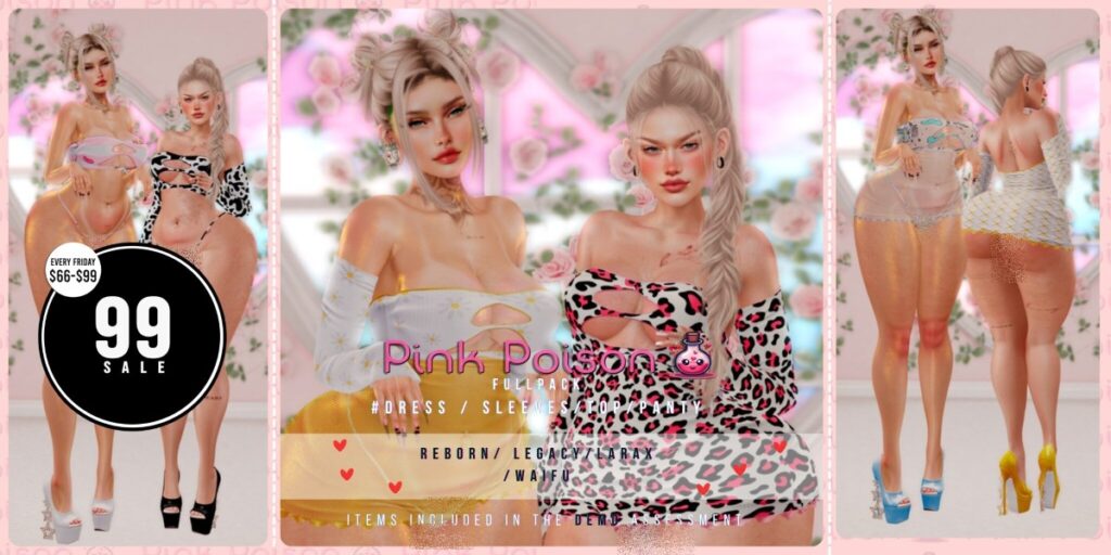 99.Sale Outfit #2 - Legacy/MaitreyaX/Reborn/+mods	<a href="http://maps.secondlife.com/secondlife/Hyades/36/159/22" target="_blank">Teleport</a>
