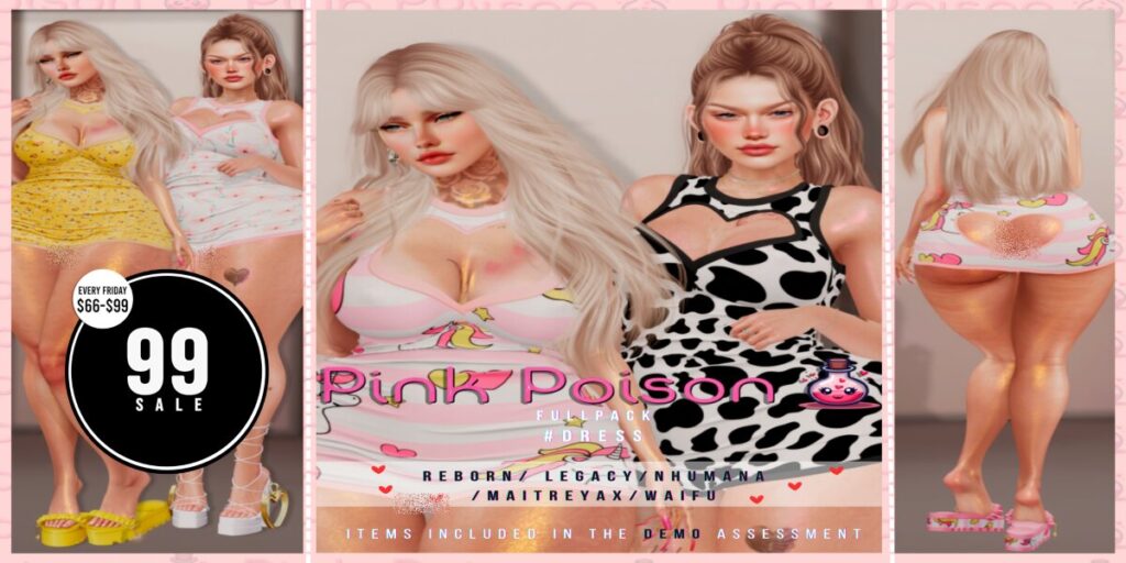 Dress - Legacy/MaitreyaX/Nhumana/Reborn/+mods	<a href="http://maps.secondlife.com/secondlife/Hyades/47/157/22" target="_blank">Teleport</a>