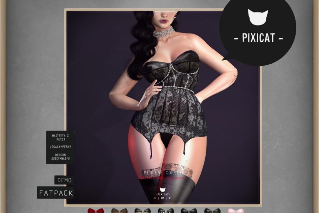 Marlene Corset - Legacy/MaitreyaX/Reborn/+mods, L$188 each/L$888 FP