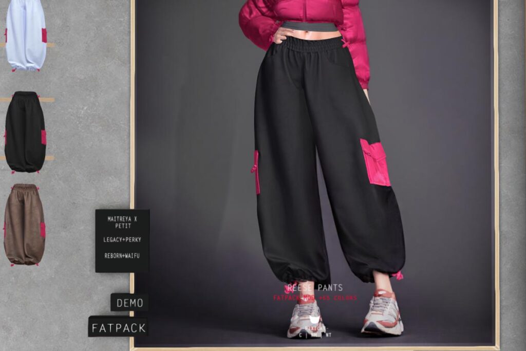 Reese Pants - Legacy/MaitreyaX/Reborn/+mods, L$257 each/L$1200 FP