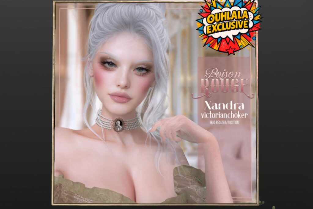 Xandra Victorian Choker, L$329 each/L$1399 FP