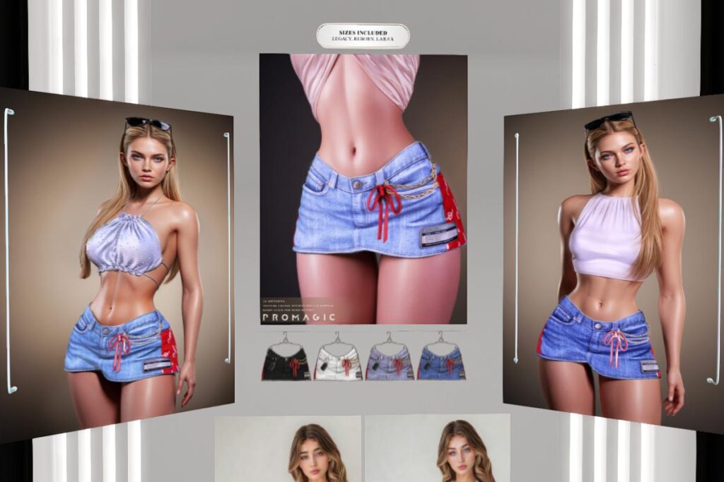 Parinita Skirt - Legacy/MaitreyaX/Reborn, L$299 each/L$1222 FP