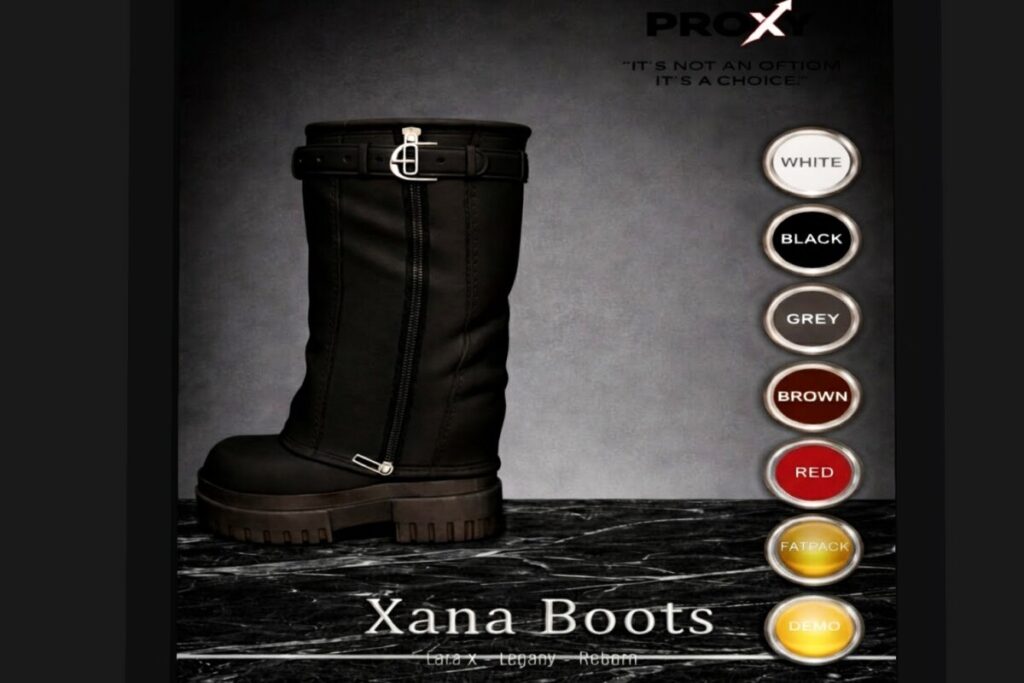 Xana Boots - Legacy/MaitreyaX/Reborn, L$360 each/L$1590 FP