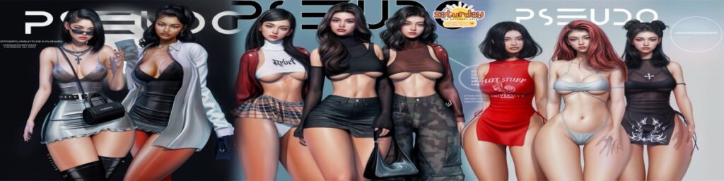 Forest Top, Teri Jacket, Desi Dress, Koop Bikini, &amp; Loyal Dress - Freya/Inithium/Legacy/Maityrea/Reborn	<a href="http://maps.secondlife.com/secondlife/Ivory%20Fields/110/81/2503" target="_blank">Teleport</a>