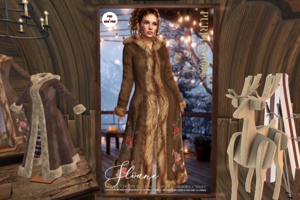 Sloane Coat - Legacy/MaitreyaX/Reborn/+mods, L$299 each/L$1999 FP