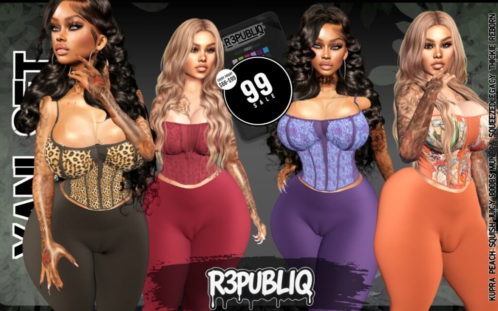 Yani Set - Inithium/Legacy/Peach/Reborn/Yentements/+mods	<a href="http://maps.secondlife.com/secondlife/TheTakeover/141/144/3015" target="_blank">Teleport</a>