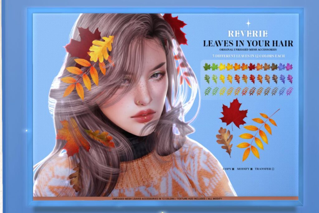Leaves In Your Hair, L$299
