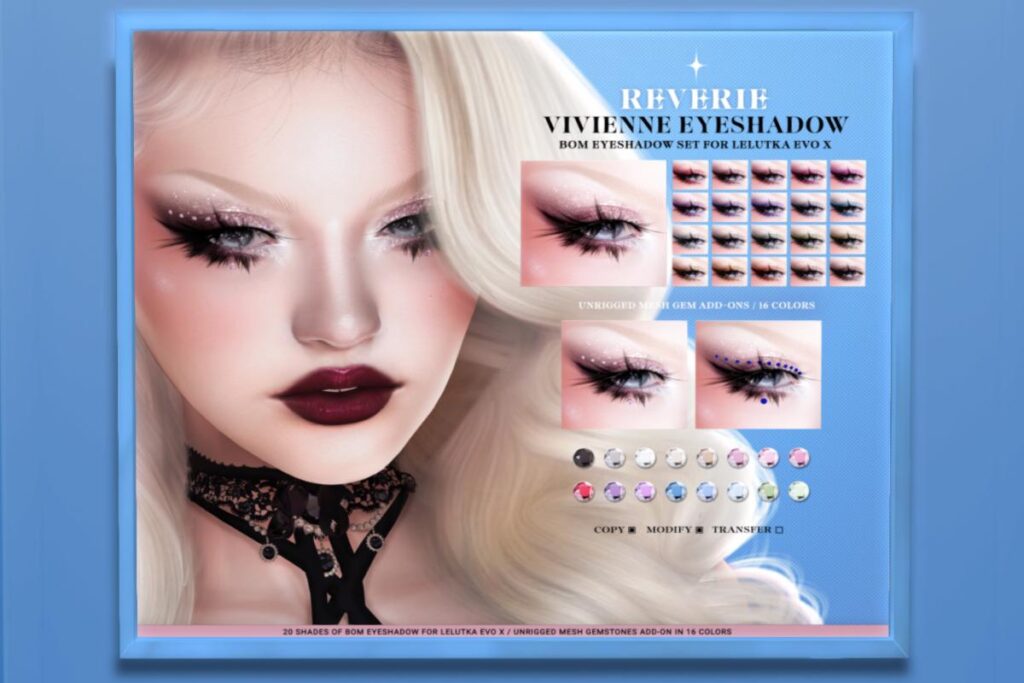 Vivienne Eyeshadow -EvoX, L$288