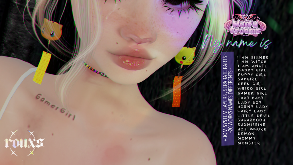 My Name is Tattoo - BOM