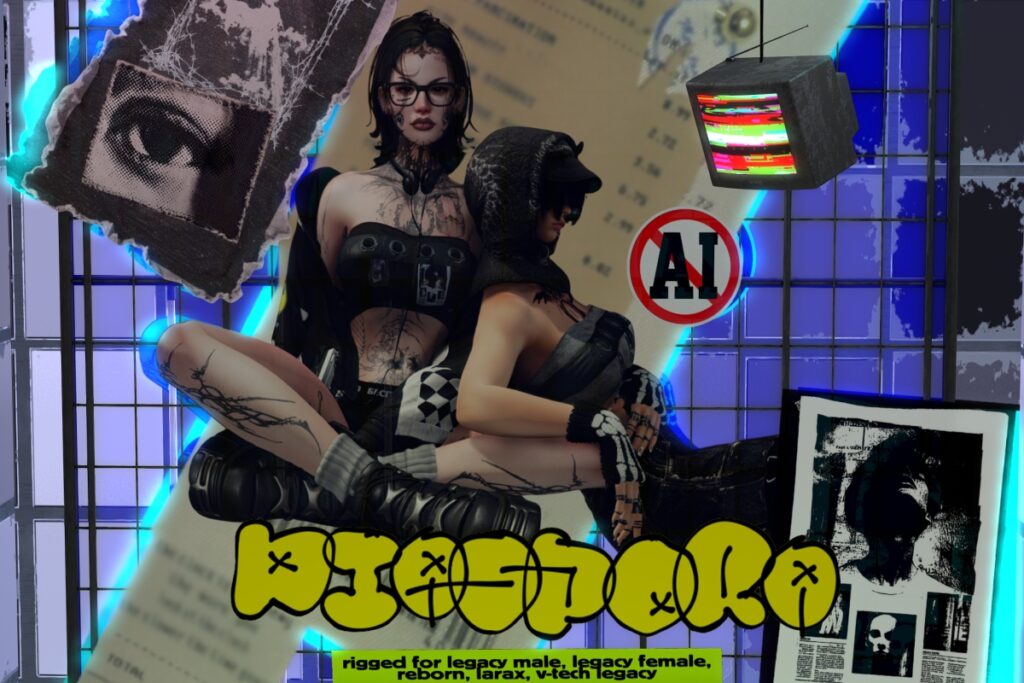 Diaspora Top - Legacy M+F/MaitreyaX/Reborn/+mods, L$250 each/L$444 FP