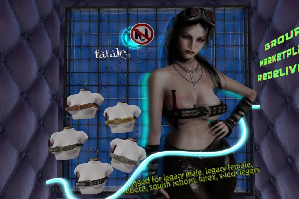 Fatale Top - Legacy F+M/Reborn/+mods, L$260 each