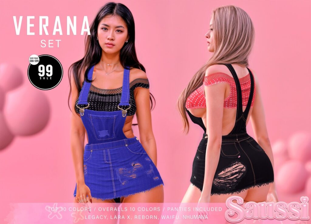 Verana Set - Legacy/MaitreyaX/Nhumana/Reborn/+mods	<a href="http://maps.secondlife.com/secondlife/Sunny%20Ridge/53/106/1001" target="_blank">Teleport</a>