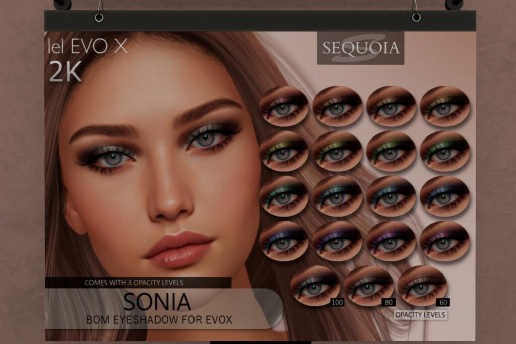 Sonia Eyeshadow - EvoX, L$299