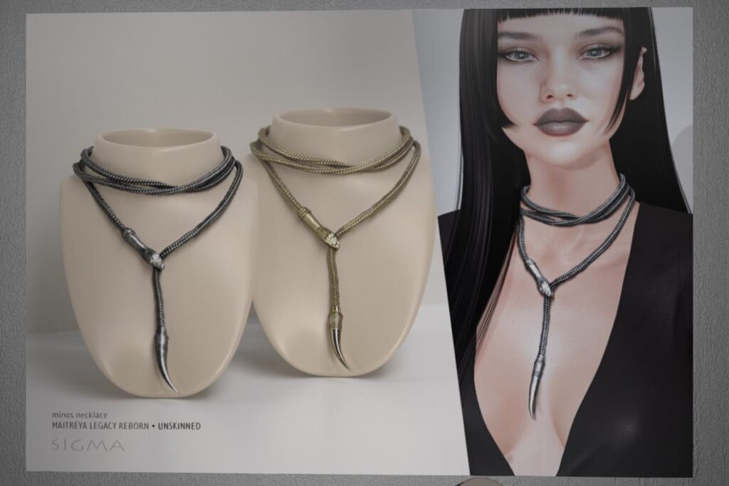 Minos Necklace - Legacy/Maitreya/Reborn/Unrigged, L$320