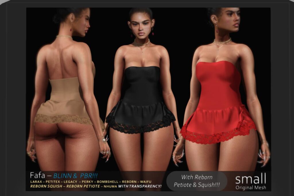 Fafa - Legacy/MaitreyaX/Nhumana/Reborn/+mods, L$699 each/L$1999 FP