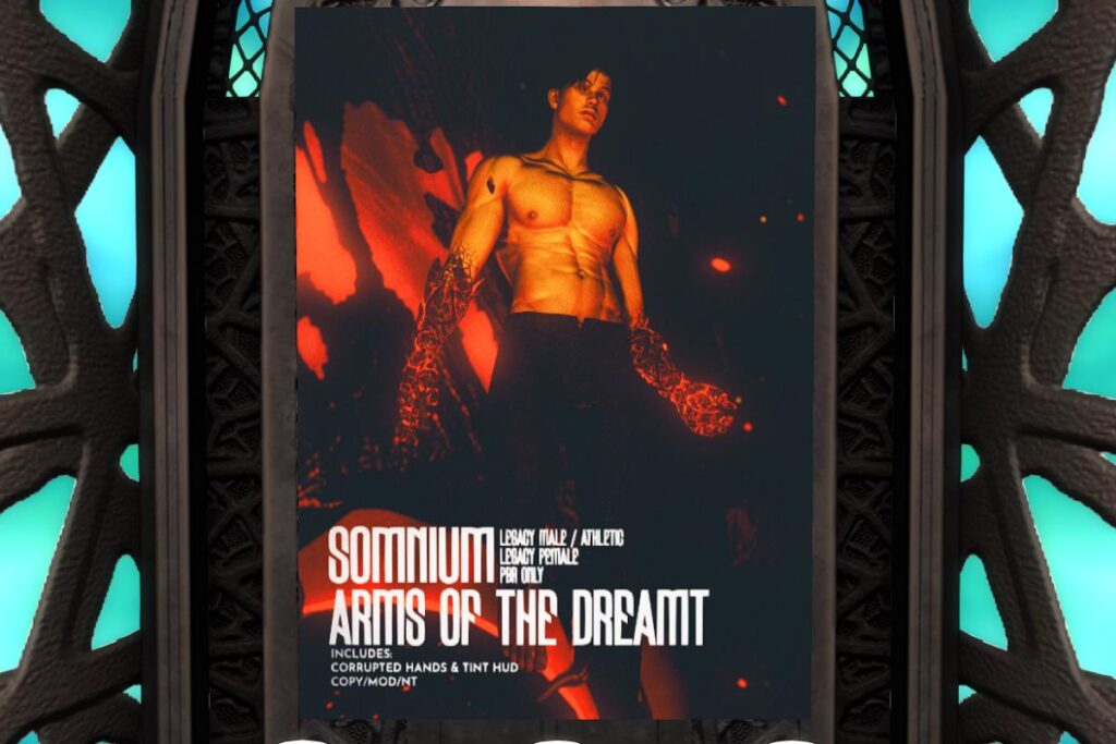 Arms of the Dreamt - Legacy F+M/+mods, L$475 each/L$2100 FP